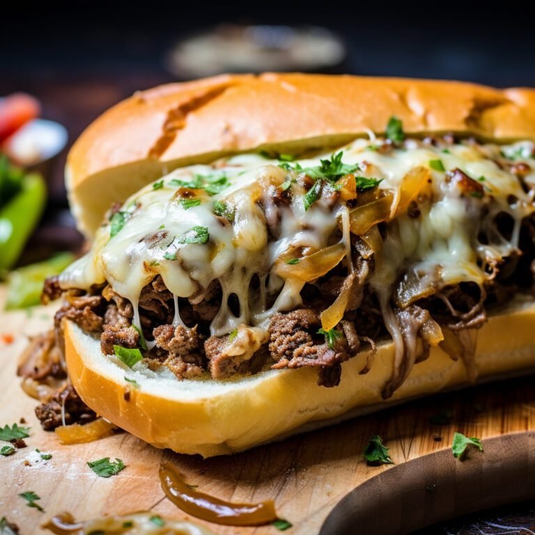 The Ultimate Philly Cheesesteak Delight: Meaty Magic in Every Bite!