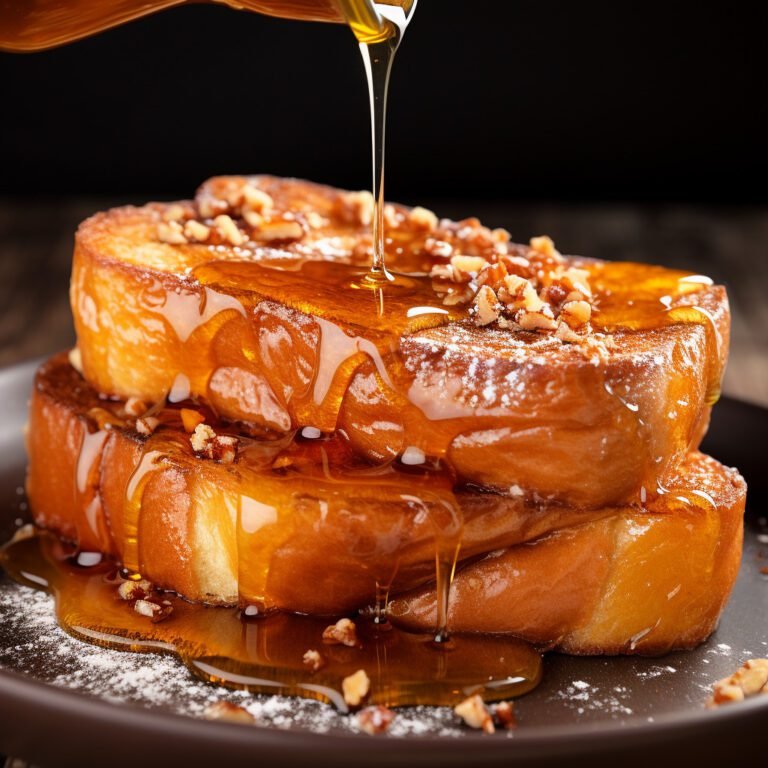 French Toast with Maple Syrup