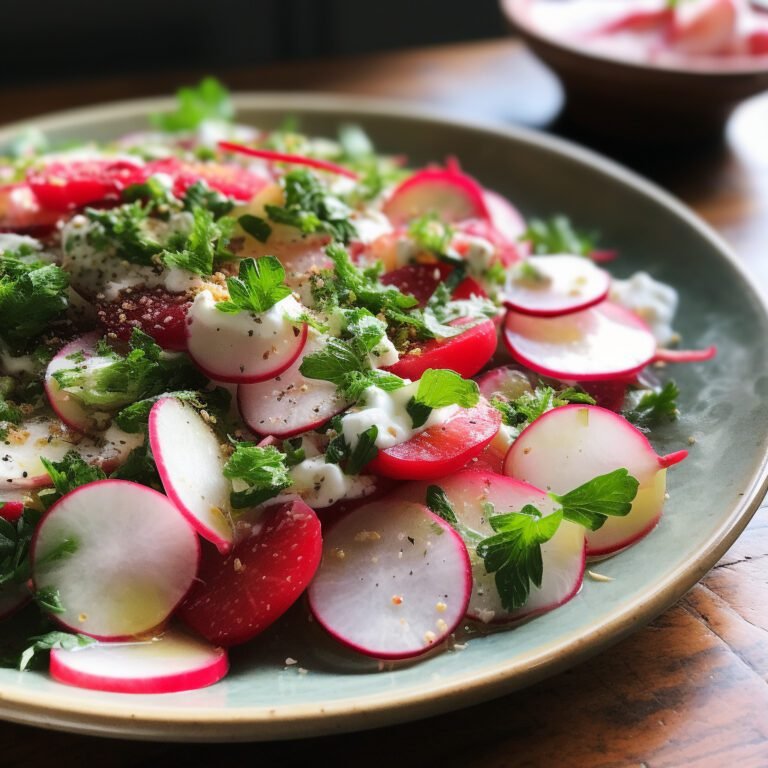 A Healthy Radish Salad Recipe