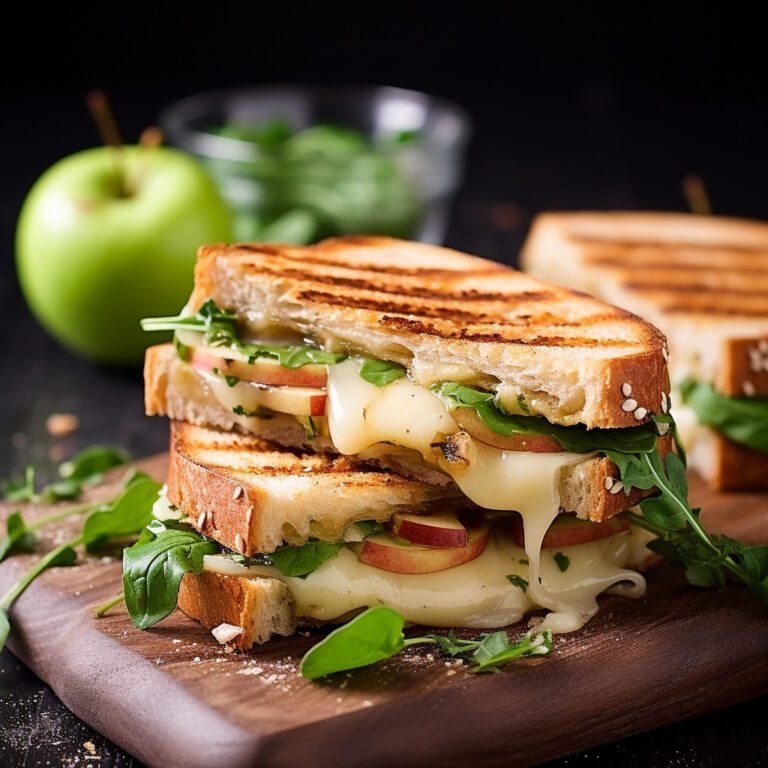 Apple & Brie Panini Sandwich Recipe