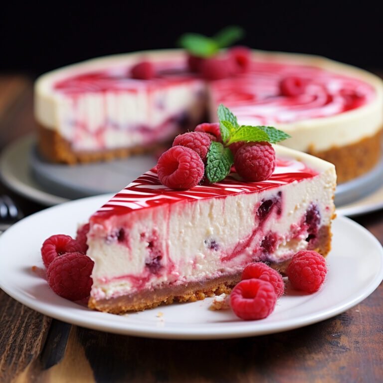 Best Raspberry Swirl Cheesecake Recipe
