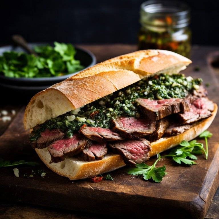 Chimichurri Steak Sandwich Recipe