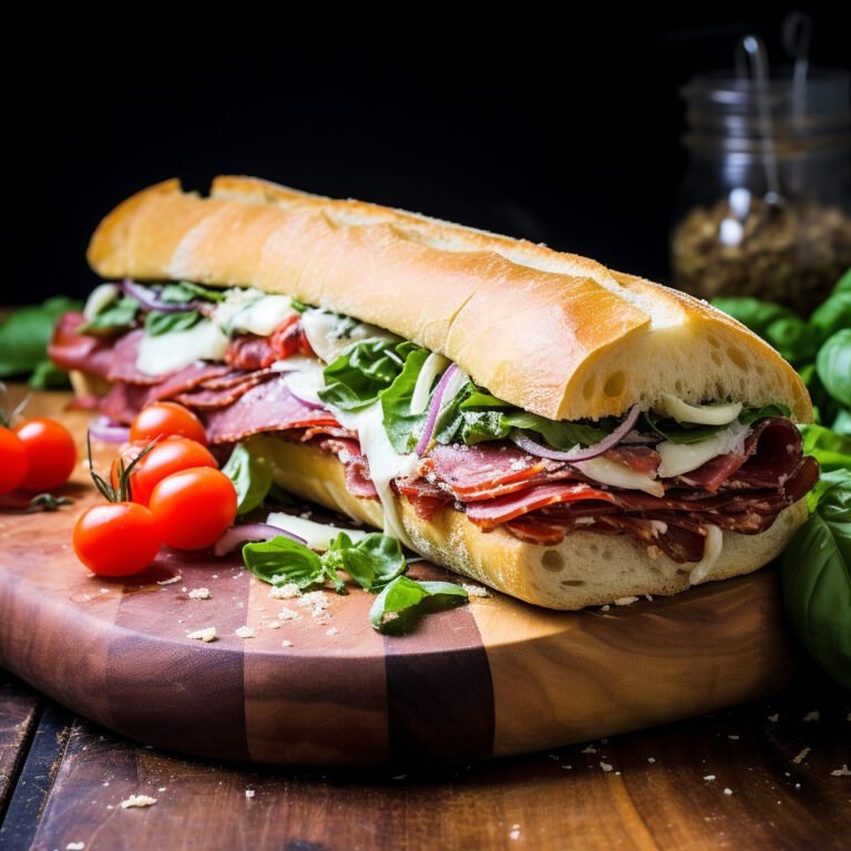 Come get a taste of Italy with this delicious Spicy Italian Sub Sandwich!
