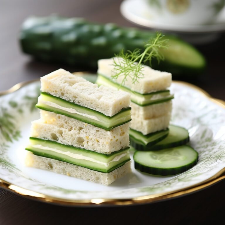 Cucumber Tea Sandwich Recipe