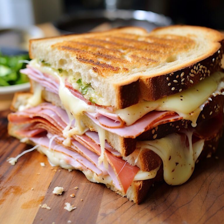 How to Make a Ham and Swiss Sandwich