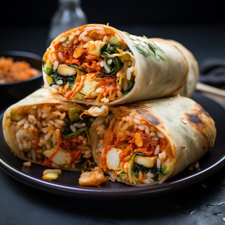 Kimchi Fried Rice Burritos: A Delicious and Nutritious Meal