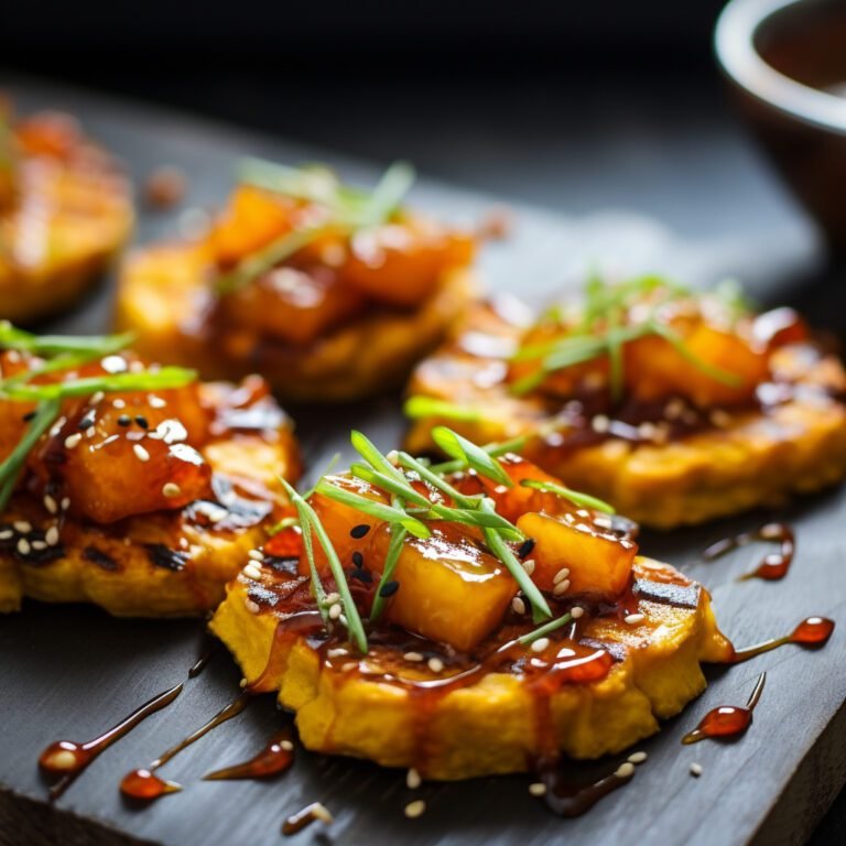 Korean BBQ Tofu Tostones: A Delicious and Nutritious Appetizer