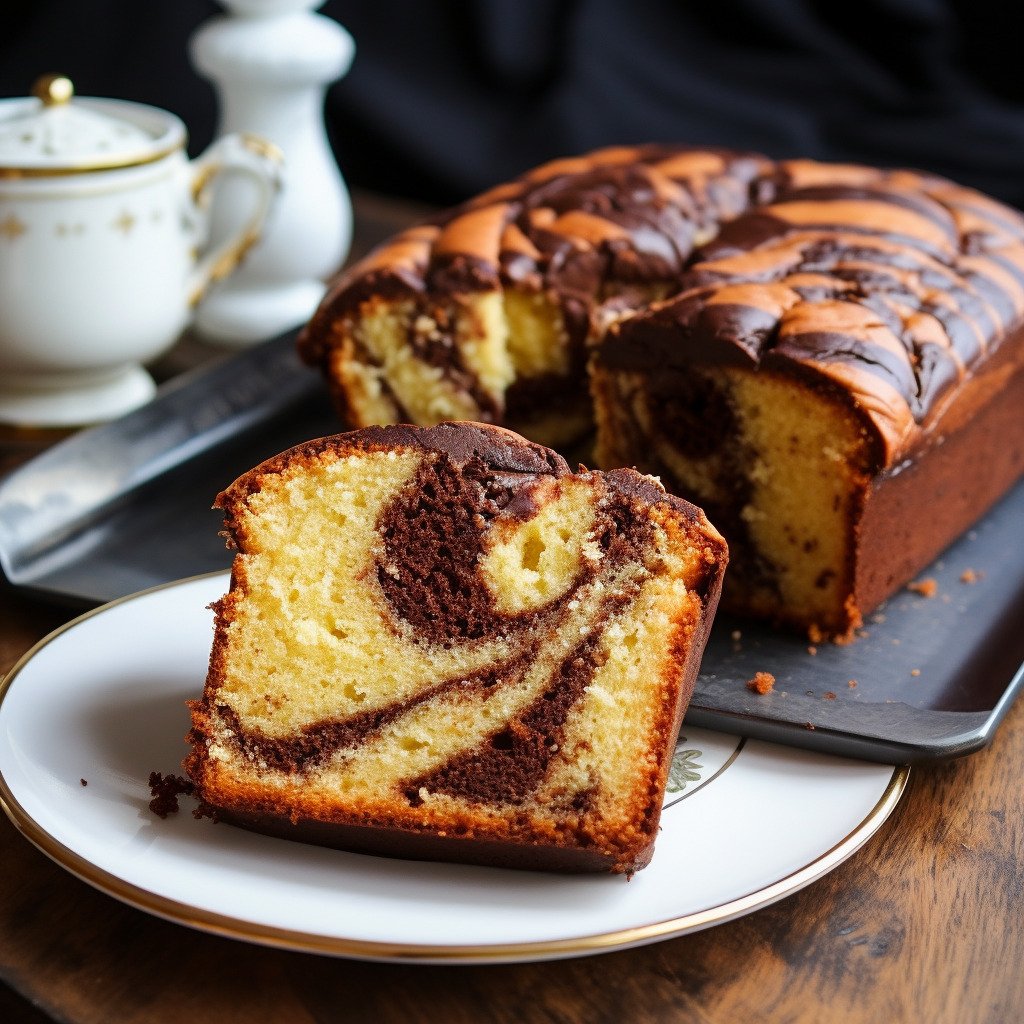 Marble Cake Recipe - Spice Storyteller