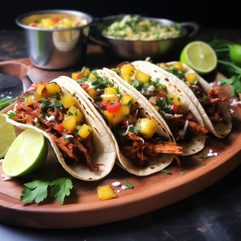 Mediterranean-Inspired Tacos al Pastor