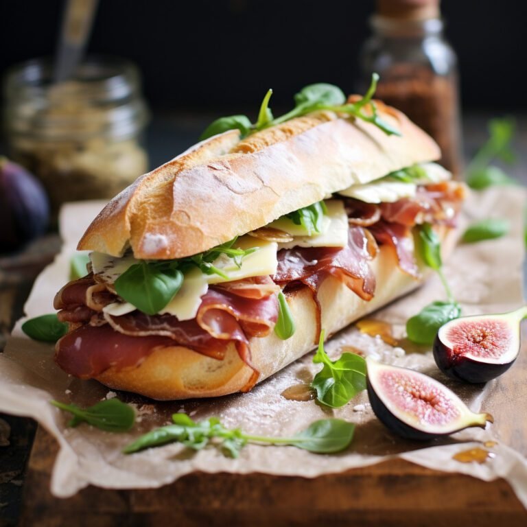Prosciutto and Fig Sandwich Recipe