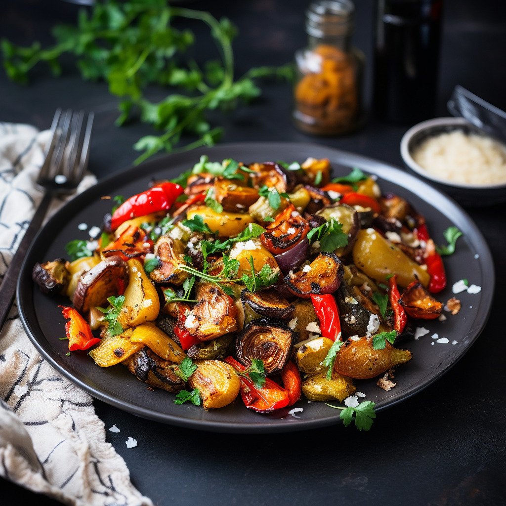 Roasted Vegetable Salad Recipe