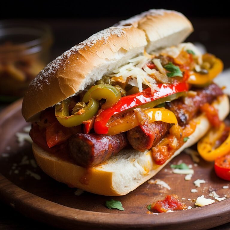 Sausage and Peppers Sub Sandwich Recipe