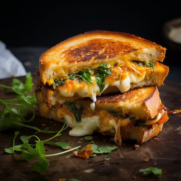 Tandoori Grilled Cheese Sandwich Recipe
