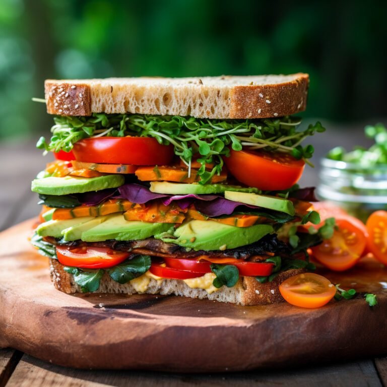 The Vegan Veggie Delight Sandwich: A Healthy, Delicious Alternative