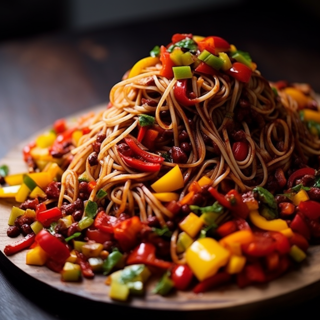 A Spicy and hearty Jamaican-inspired dish: Rasta Pasta