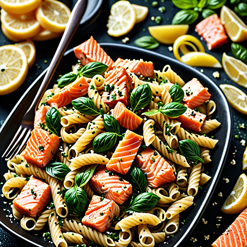 “Deliciously Easy and Flavorful Salmon Pesto Pasta Recipe for a Perfect Meal!”