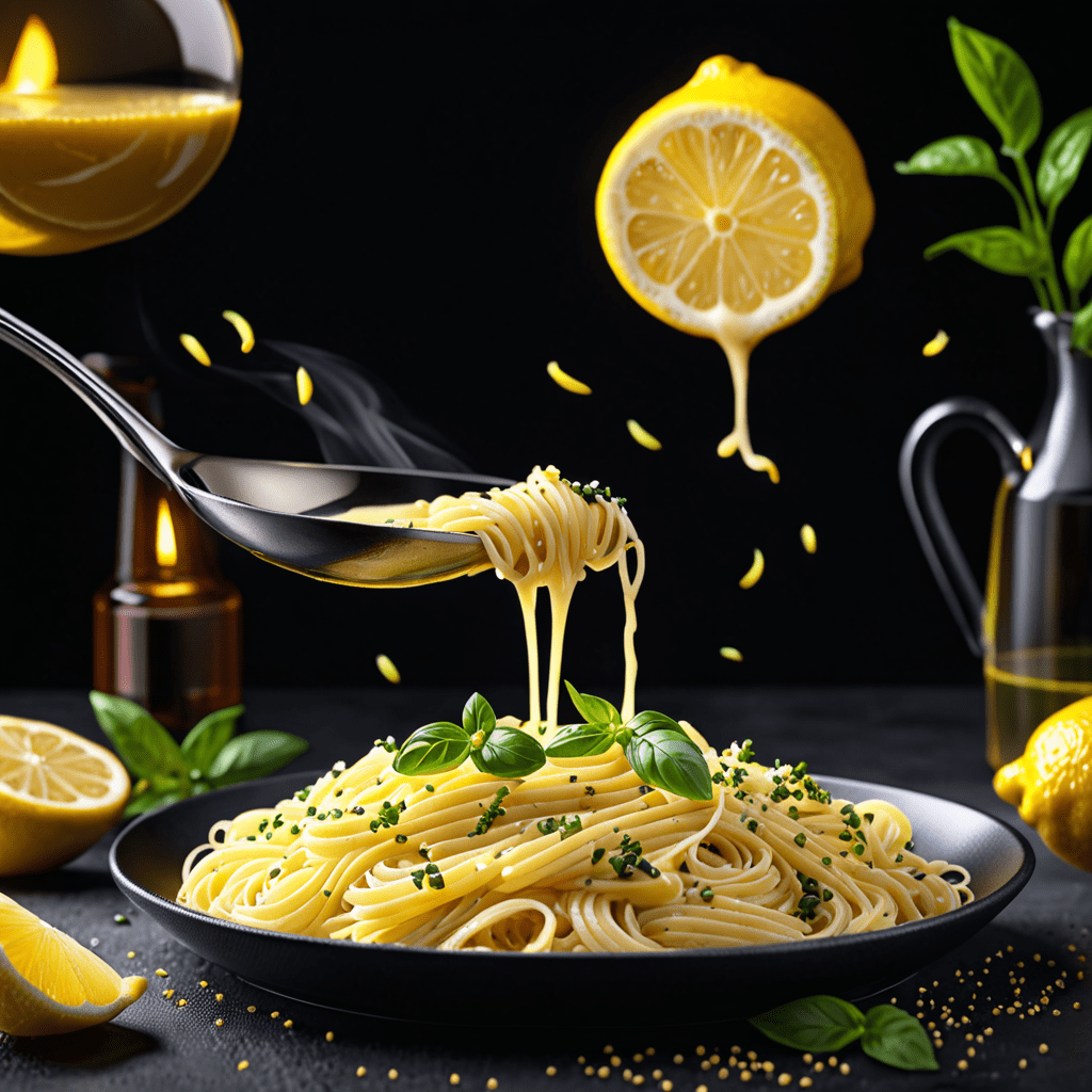 Delightful Pasta Perfected with Luscious Lemon Butter Sauce