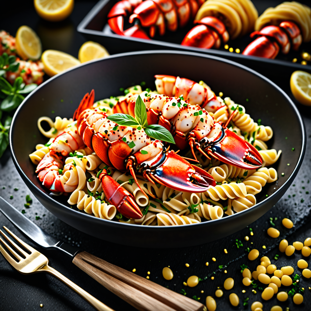 “Luscious Lobster Tail Pasta Delight: A Decadent Seafood Recipe to Savor”