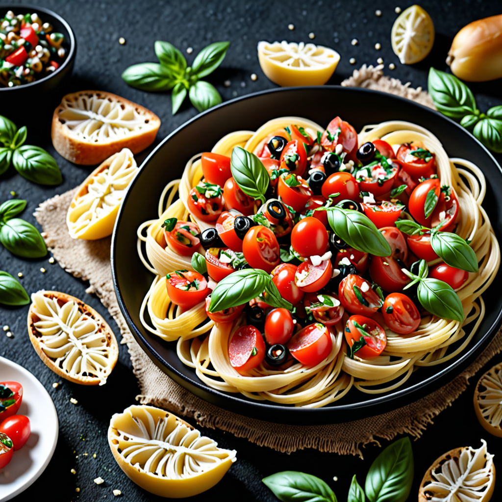 “Delightful Bruschetta Pasta Recipe for a Flavorful Italian Meal”