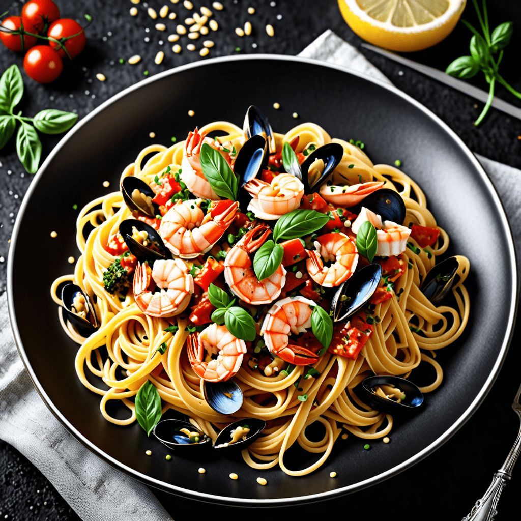 “Delicious Seafood Pasta Recipe with Flavorful Red Sauce”