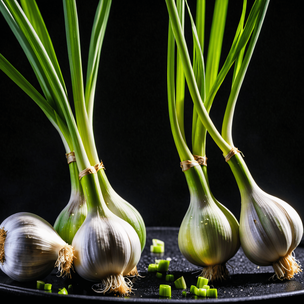“Fresh and Flavorful Green Garlic Goodness for Your Culinary Creations”
