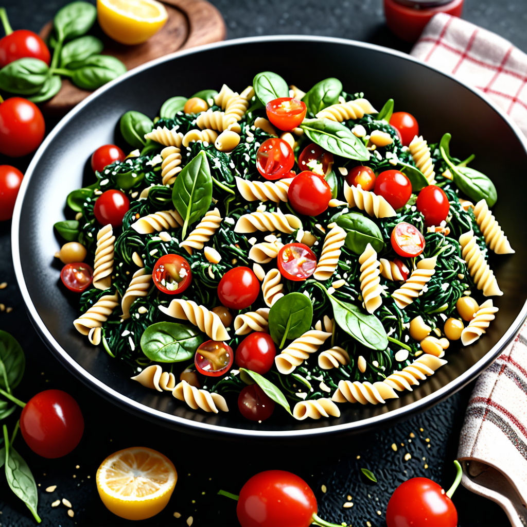 “Wholesome Spinach Pasta Salad Recipe for Fresh and Healthy Dinners”