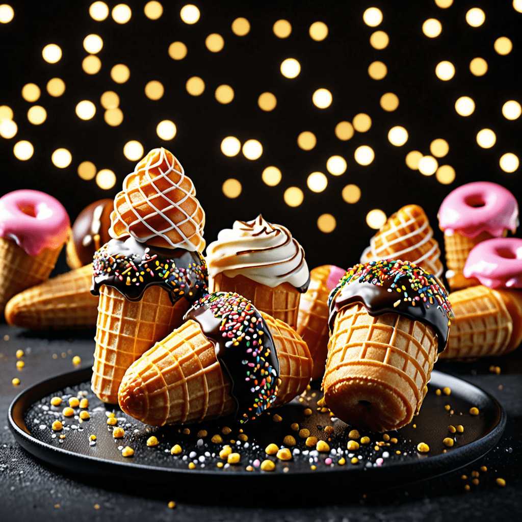 Indulge in Sweet Delight with this Donut Ice Cream Cones Recipe
