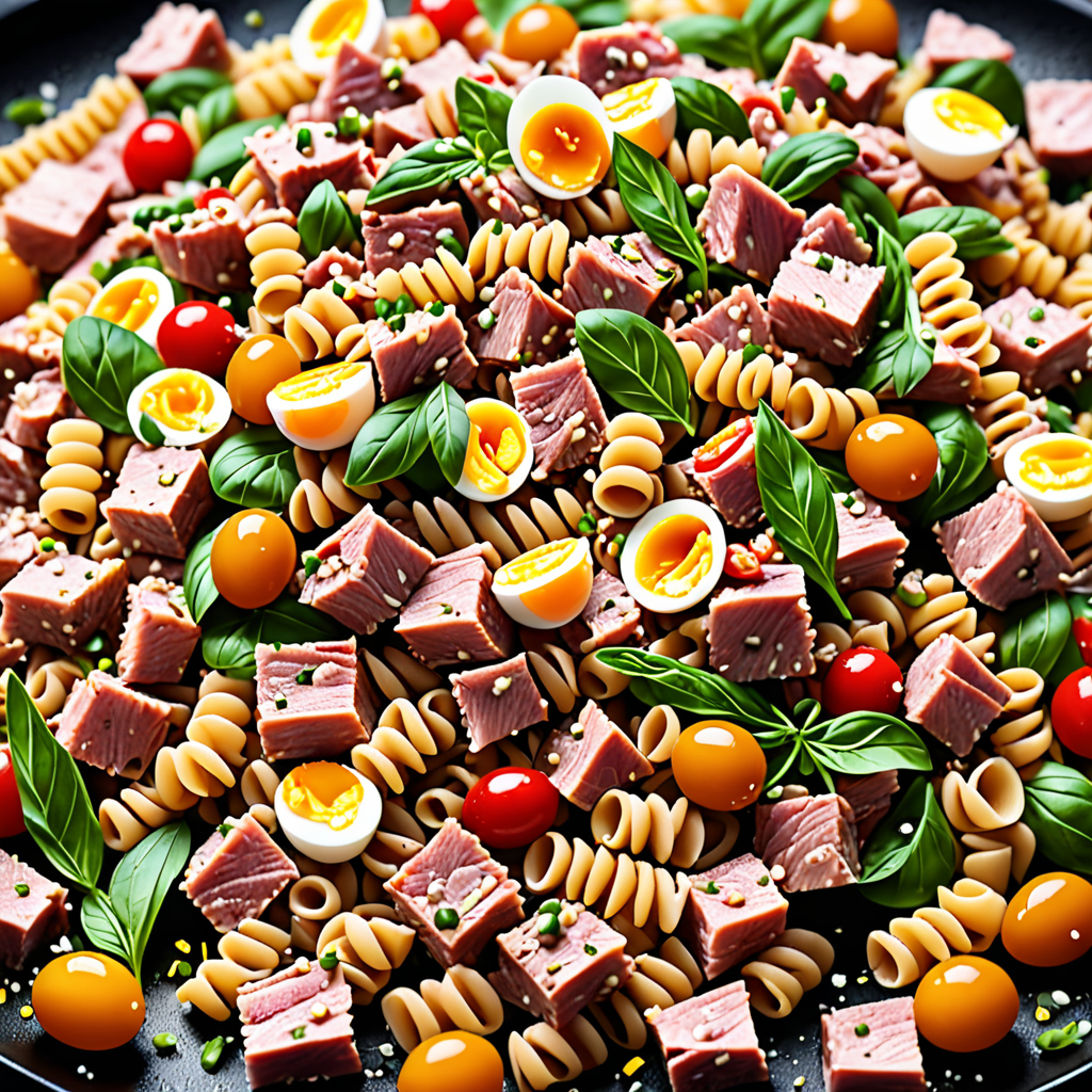 Elevate Your Picnic with a Delicious Tuna Pasta Salad with Egg