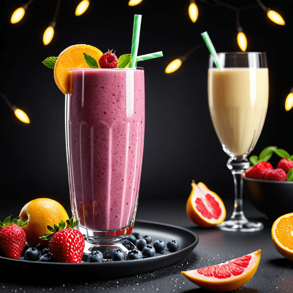 Wholesome Fruit Smoothies with Creamy Yogurt: A Delicious Recipe for a Nourishing Treat