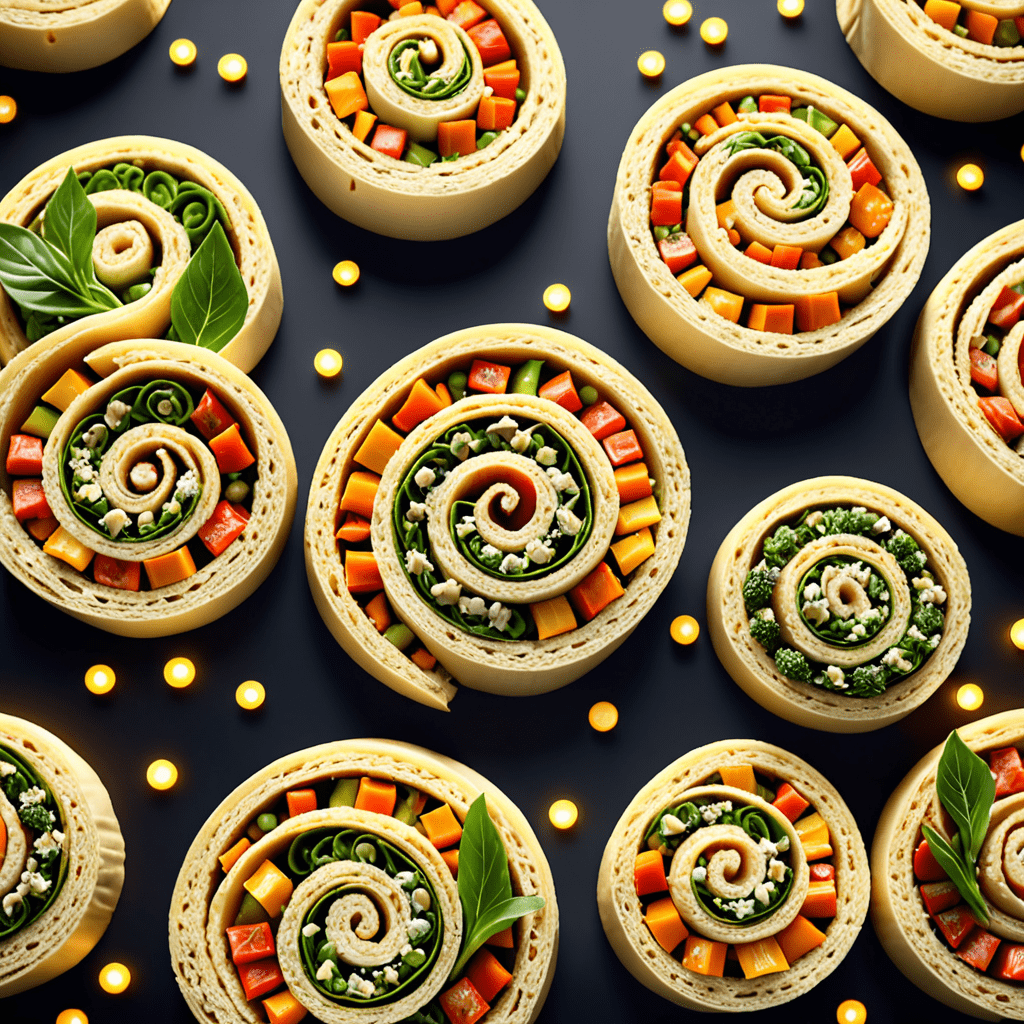 “Delicious Veggie Pinwheels – A Flavorful and Vibrant Appetizer Idea for Your Next Gathering!”