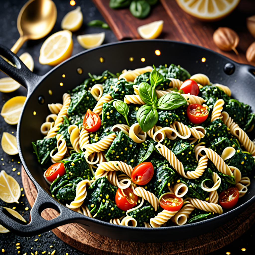 “Delicious Spinach Pasta Sauce Recipe for a Green Twist on Classic Italian Cuisine”