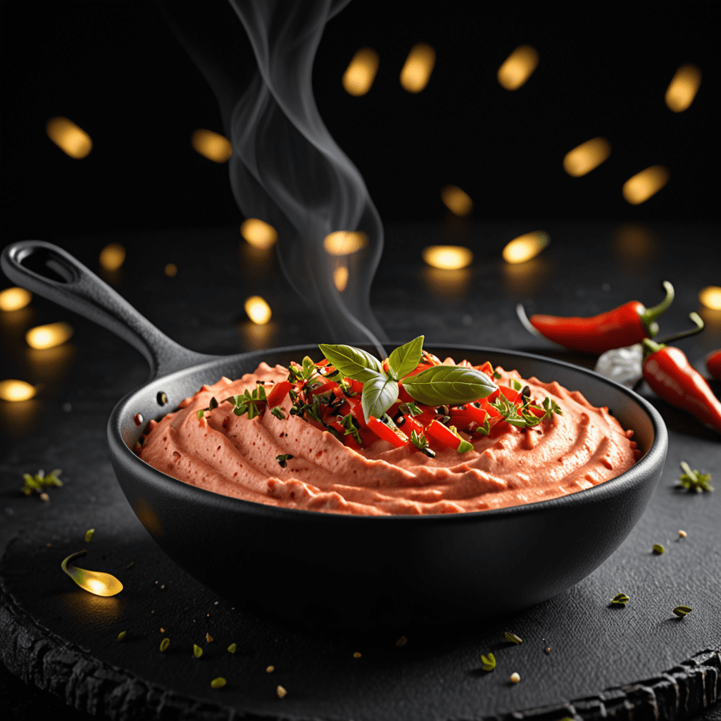 Greek Style Roasted Red Pepper Dip