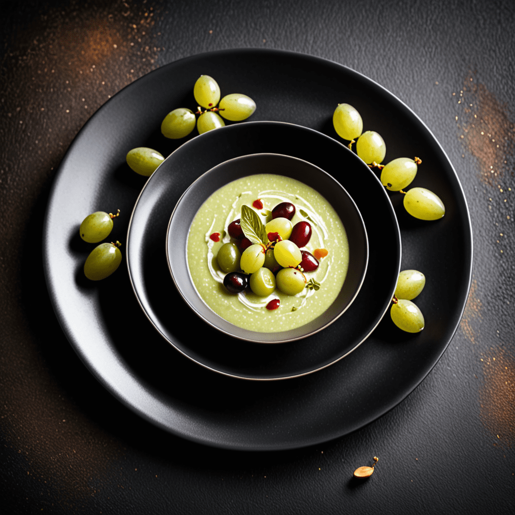 Spanish Almond Gazpacho with Grapes and Olive Oil