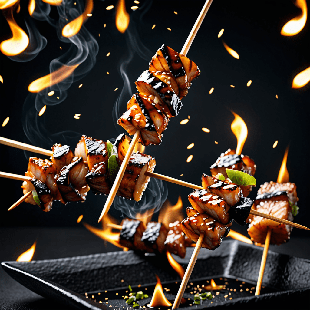 Homemade yakitori skewers for a flavorful appetizer