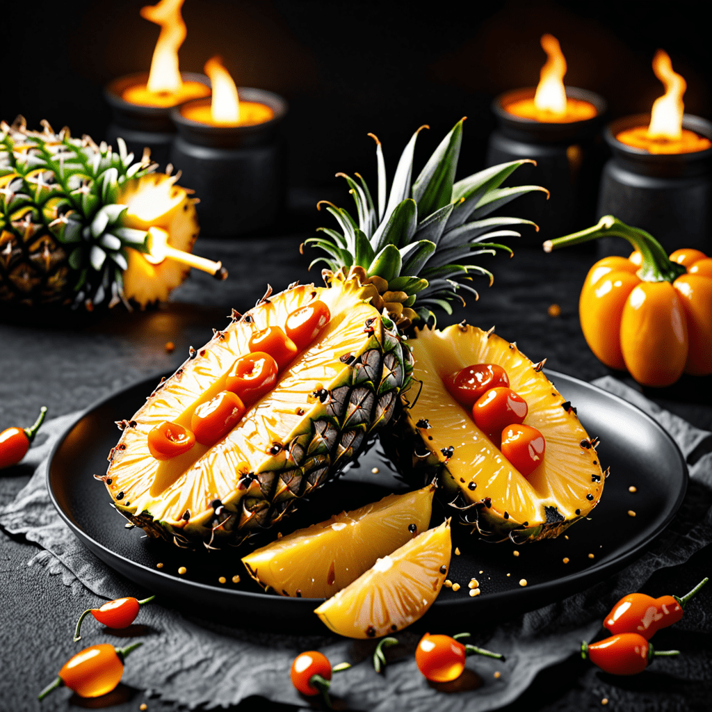 Tropical Heat: Roasted Pineapple and Habanero Sauce Unleashed