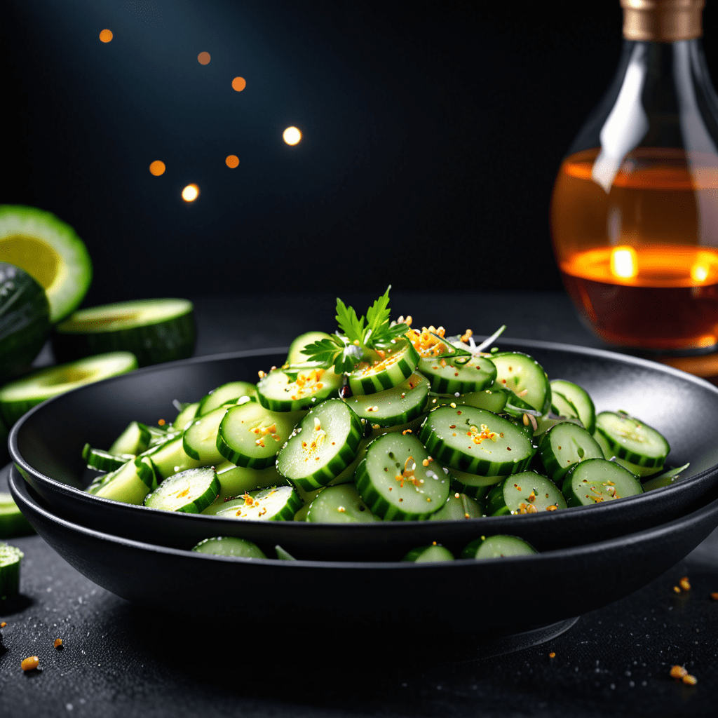 Refreshing and healthy sunomono cucumber salad