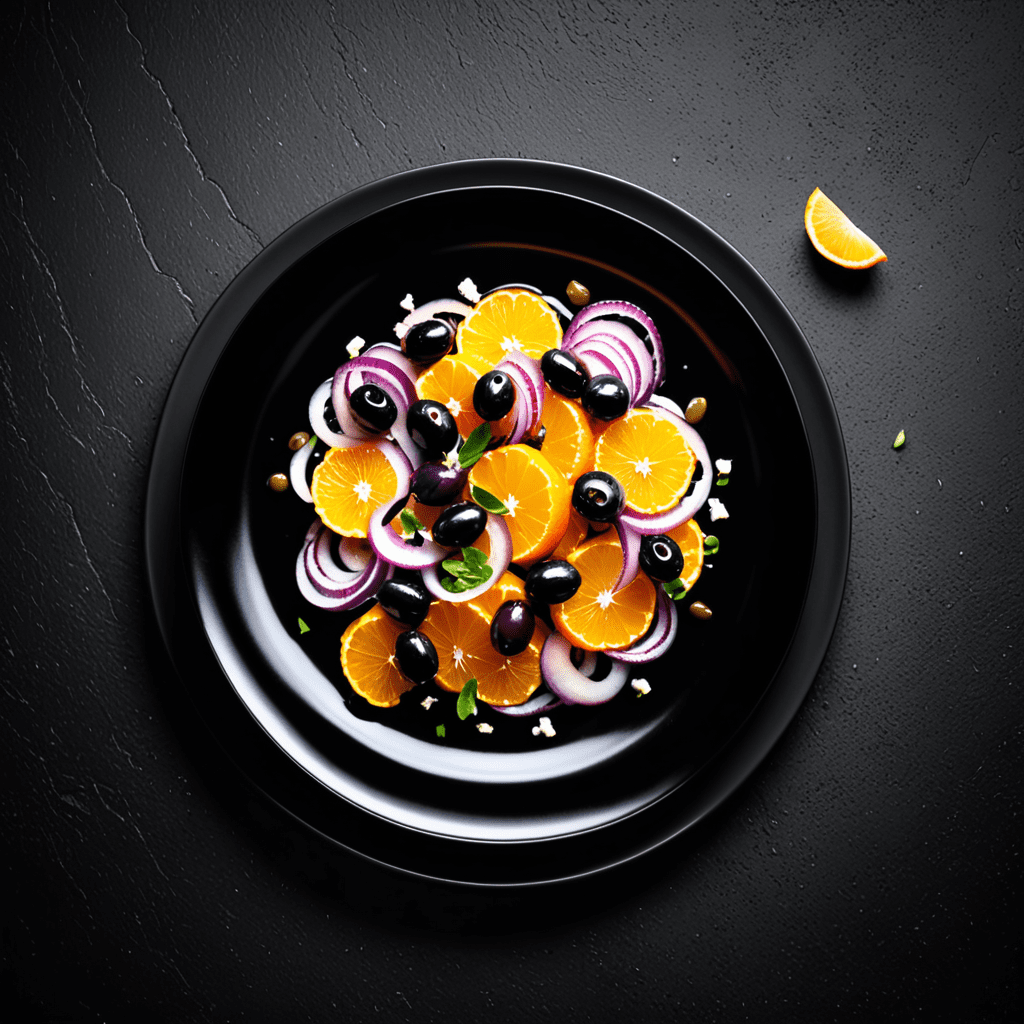 Spanish Orange Salad with Olives and Red Onion