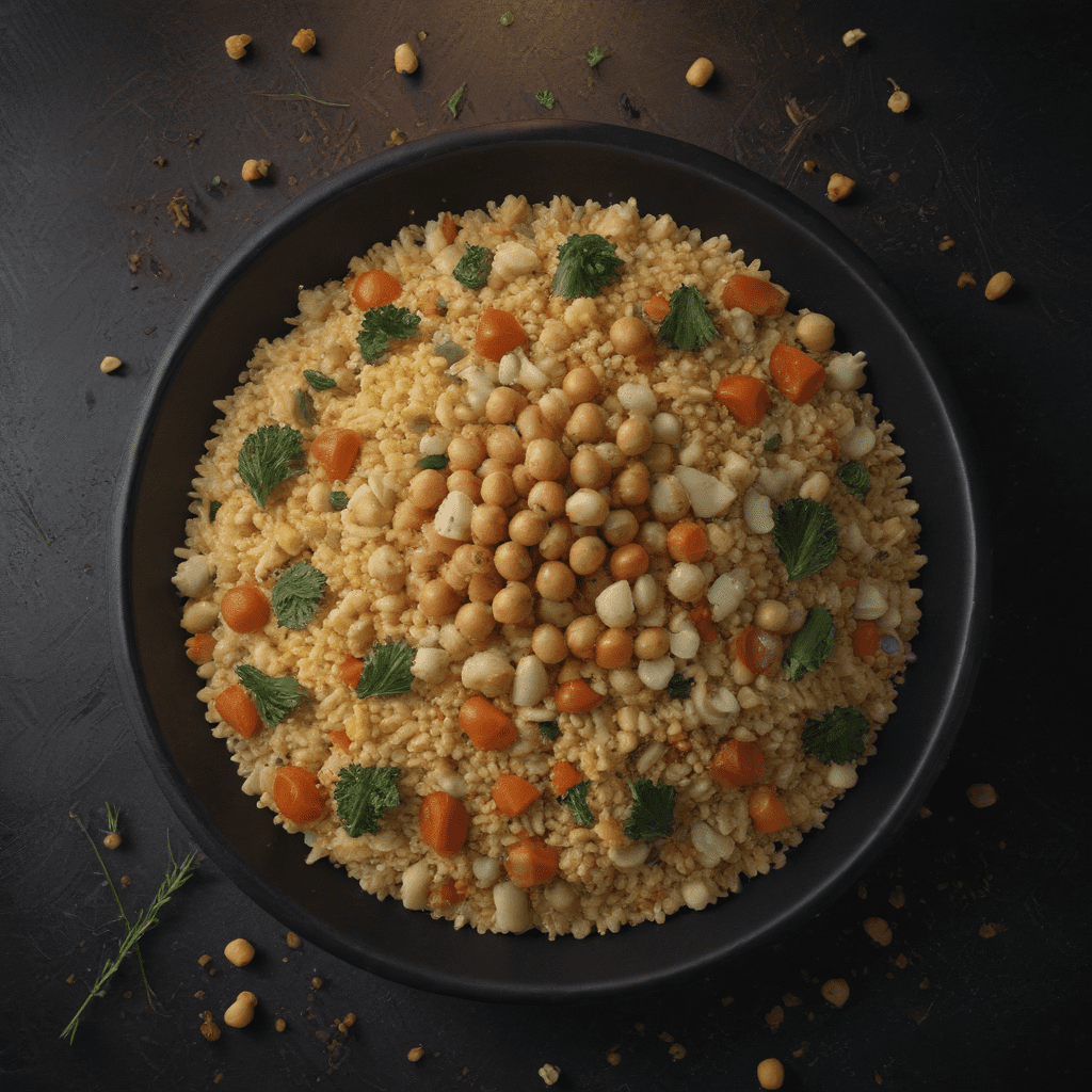 Fragrant Moroccan Seven Vegetable Couscous with Chickpeas