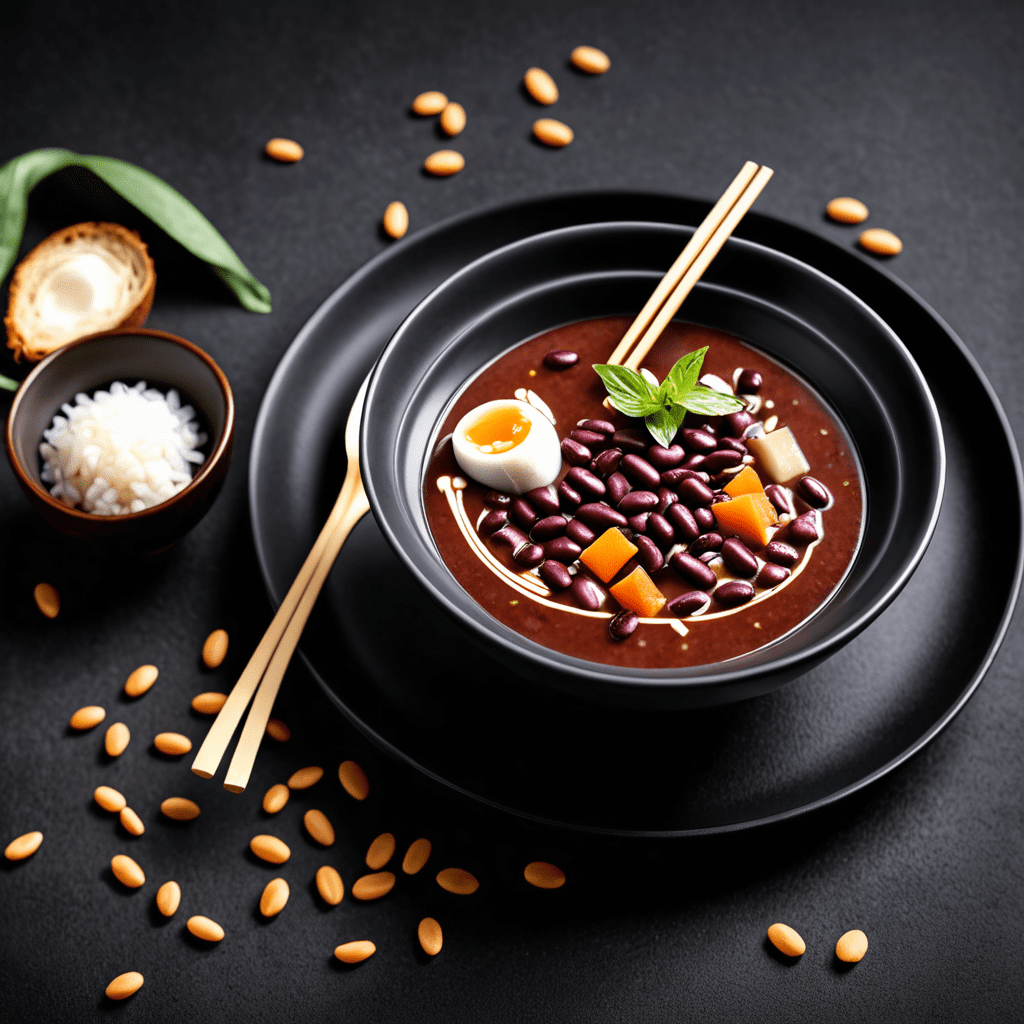 Enjoy a warm bowl of zenzai (sweet red bean soup)