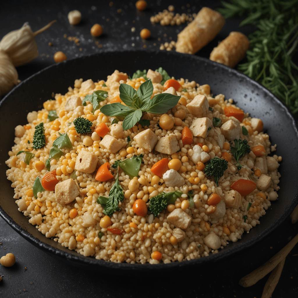 How to Make Fluffy Moroccan Couscous with Vegetables and Chickpeas