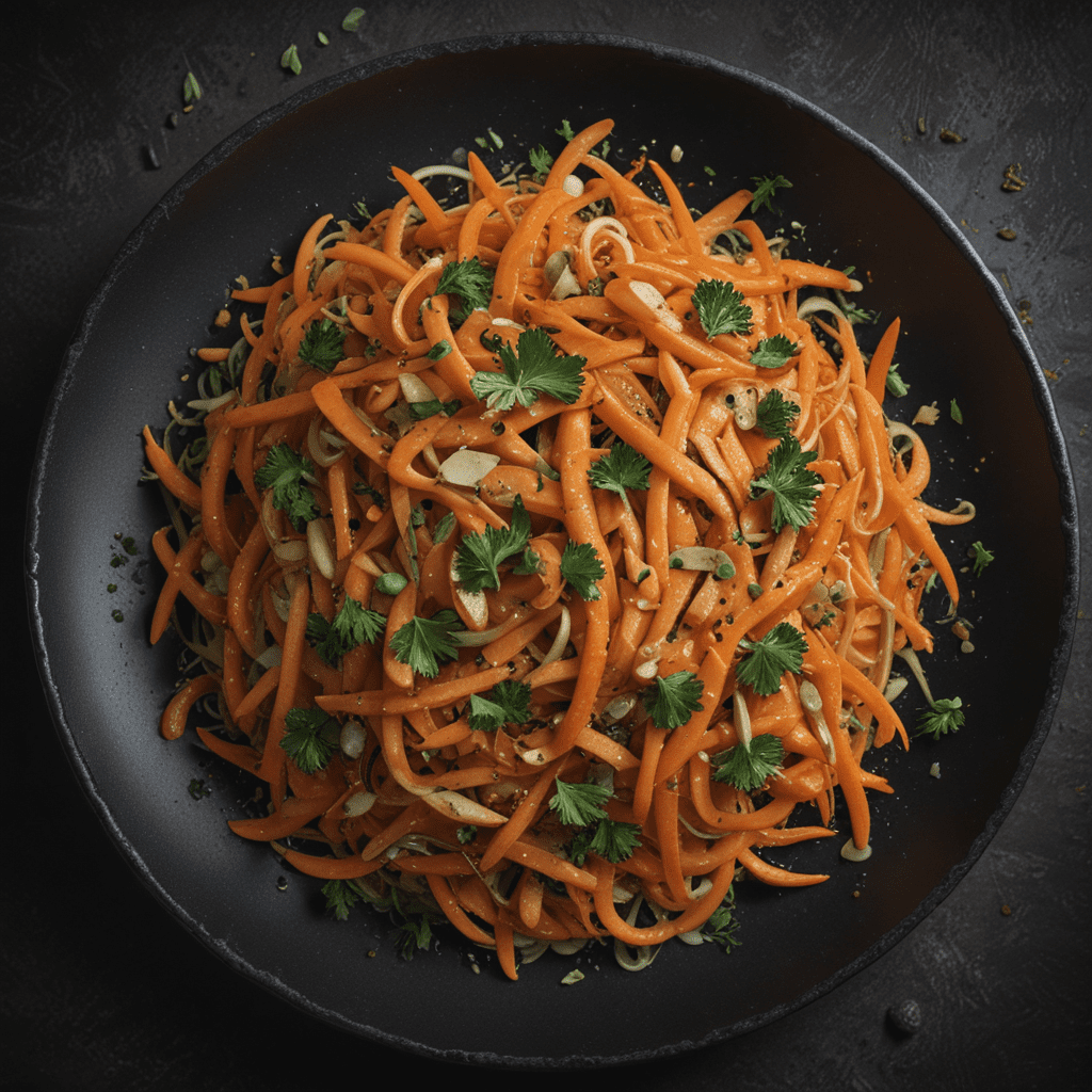 Easy Moroccan Carrot Salad with Harissa Dressing for a Zesty Side Dish