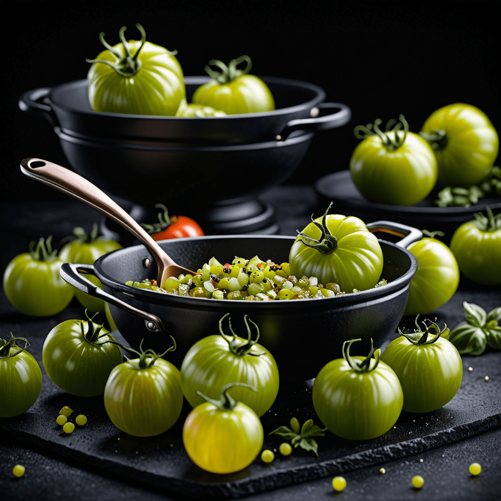 “Discover the Traditional Charm of Amish Green Tomato Relish Making”