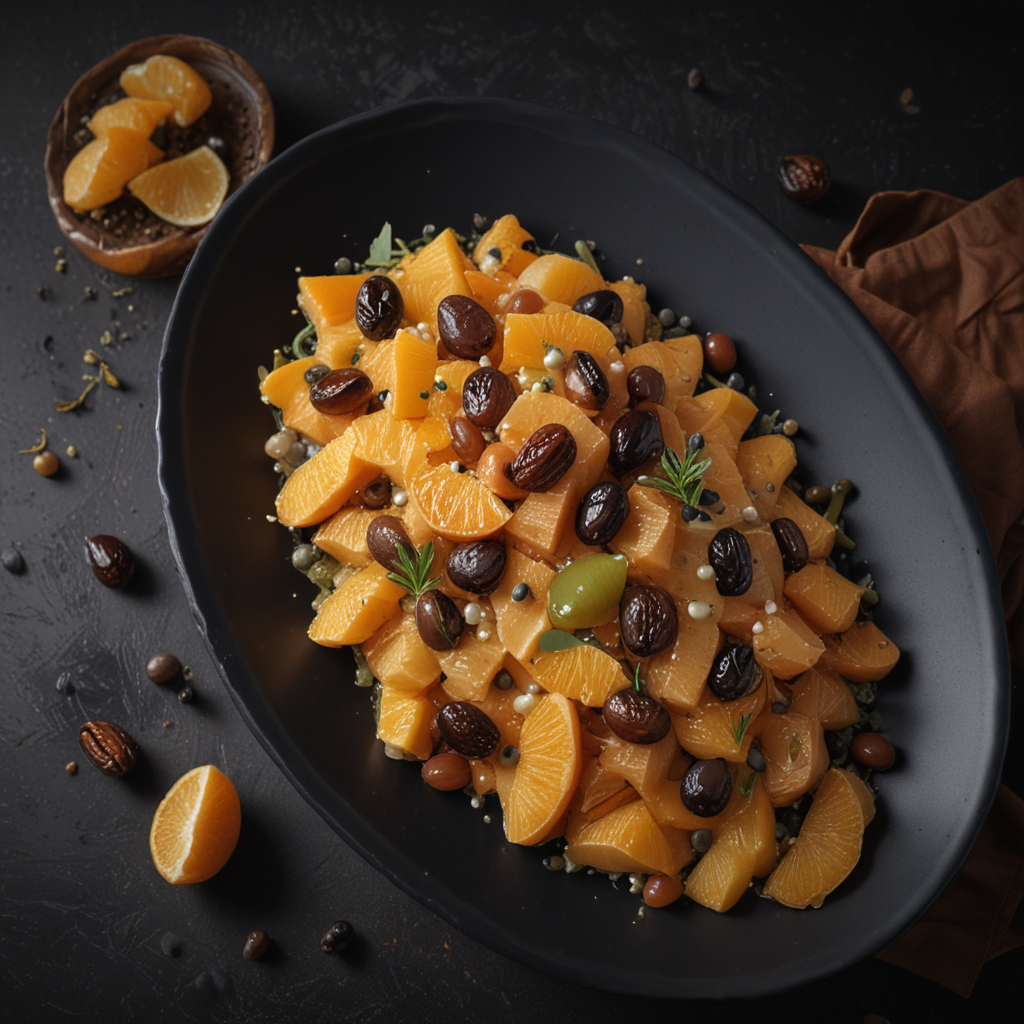 Exotic Moroccan Orange Salad with Dates and Olives