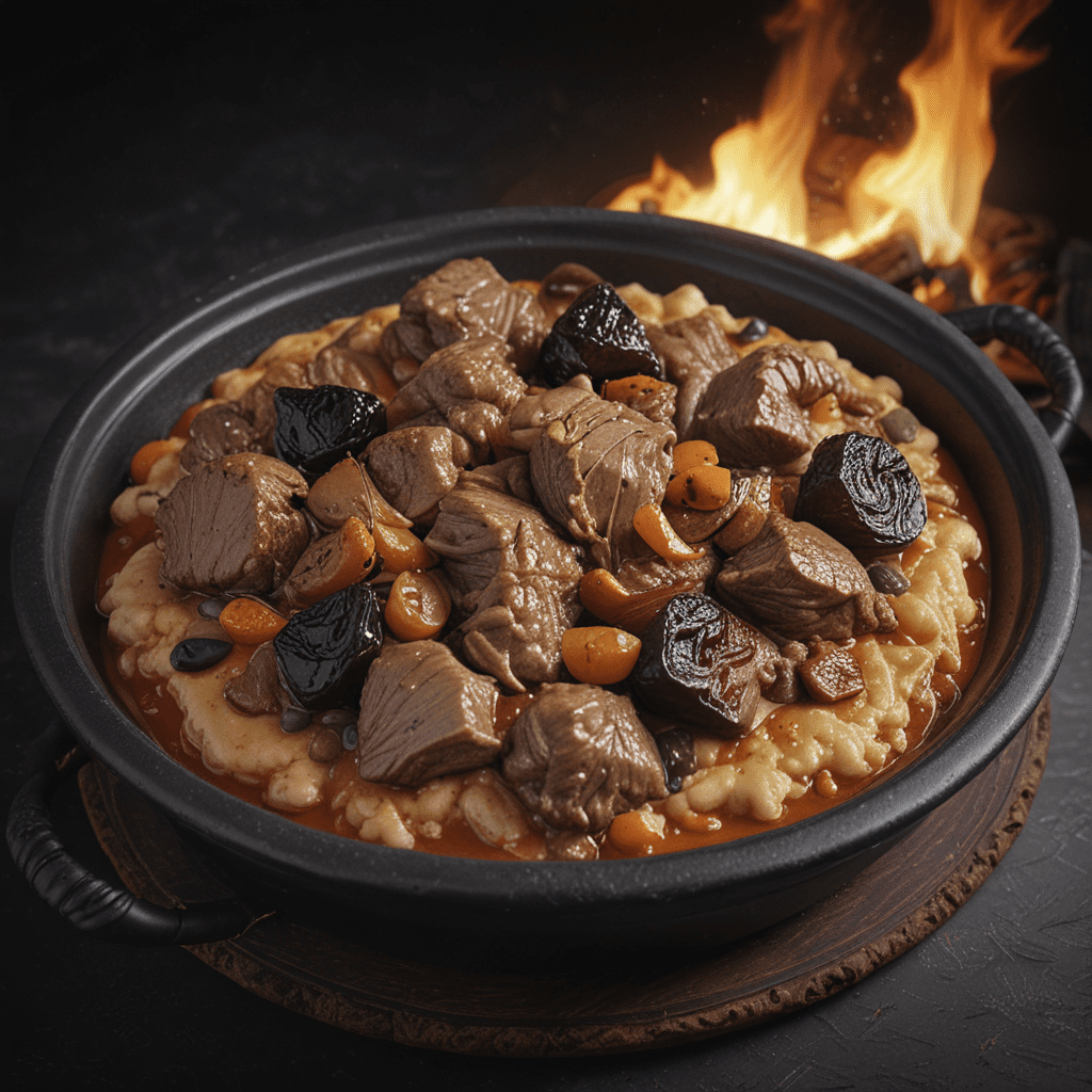 Flavorful Moroccan Lamb Tagine with Dates and Prunes