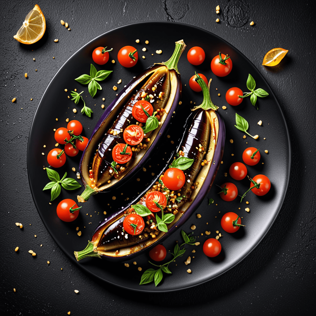 Greek Style Baked Eggplant with Tomatoes