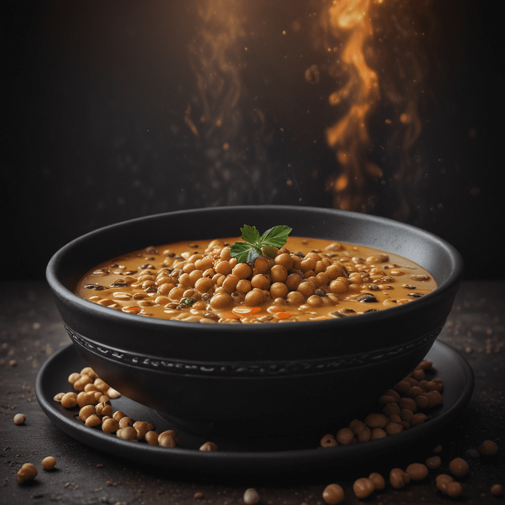 Flavorful Moroccan Harira Soup with Lentils and Chickpeas