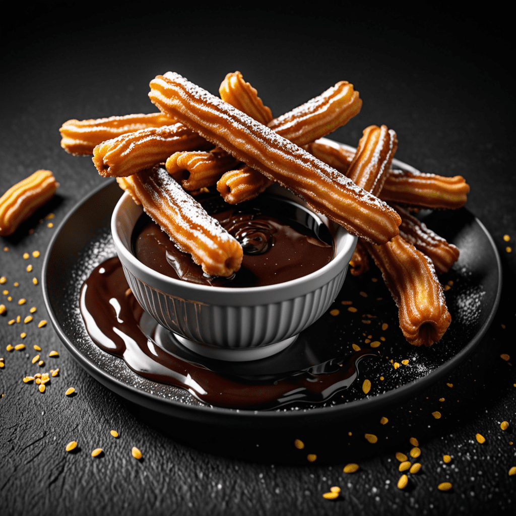 Churros with Chocolate Sauce: A Traditional Spanish Dessert