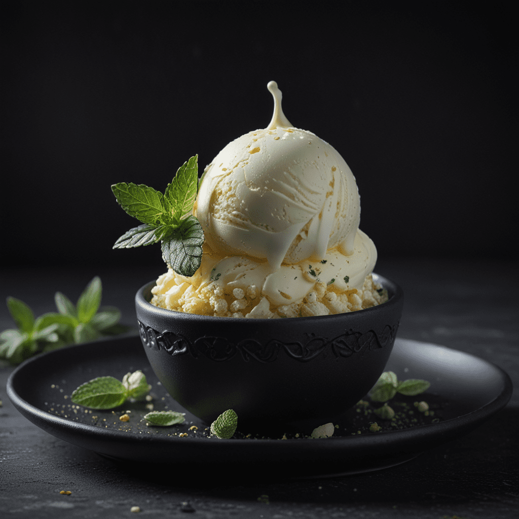 Authentic Moroccan Mint Tea Ice Cream for a Refreshing Dessert