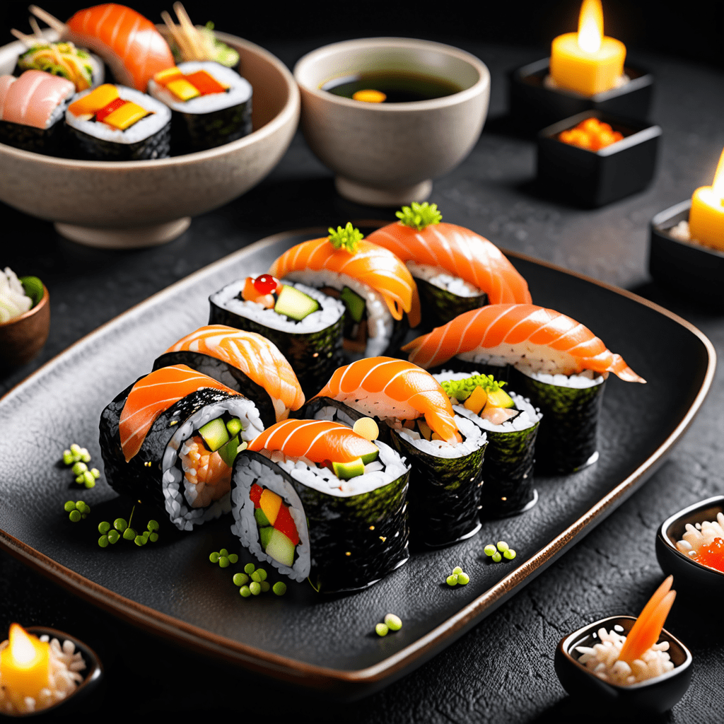 Impress your guests with homemade sushi rolls