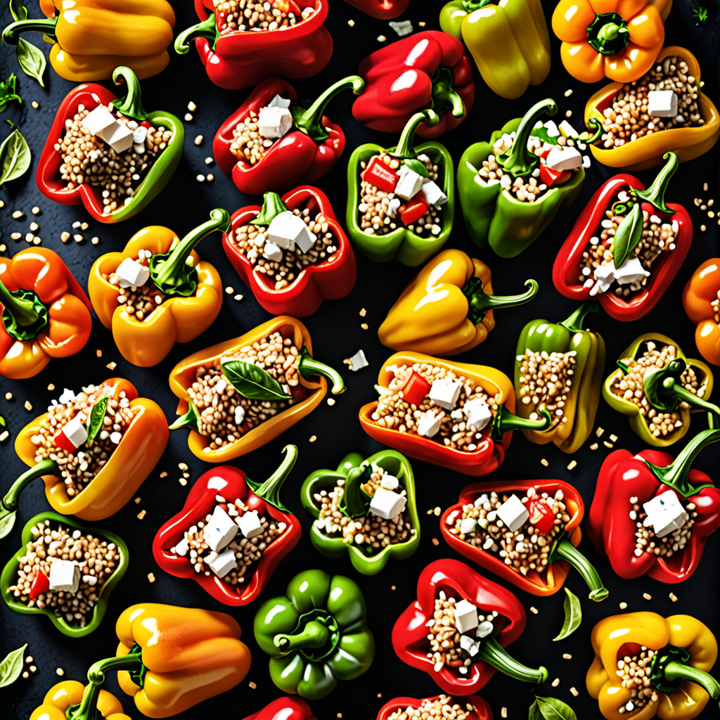 Greek Stuffed Peppers with Feta and Quinoa